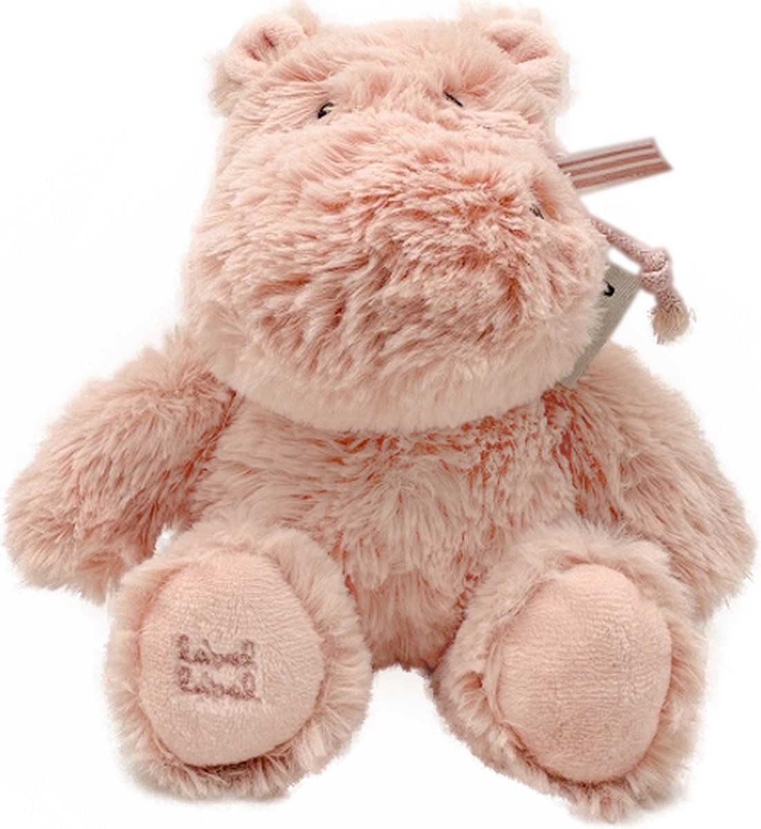 Label Label Hippo Harvey Roze 15 cm Knuffel