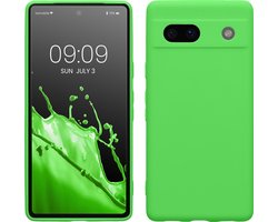kwmobile telefoonhoesje geschikt voor Google Pixel 7a - Hoesje voor smartphone - Precisie camera uitsnede - In limoengroen