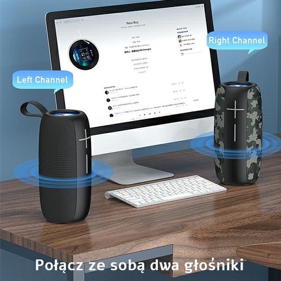 AWEI Bluetooth speaker Y370 20W zwart/zwart van Awei — afbeelding 3