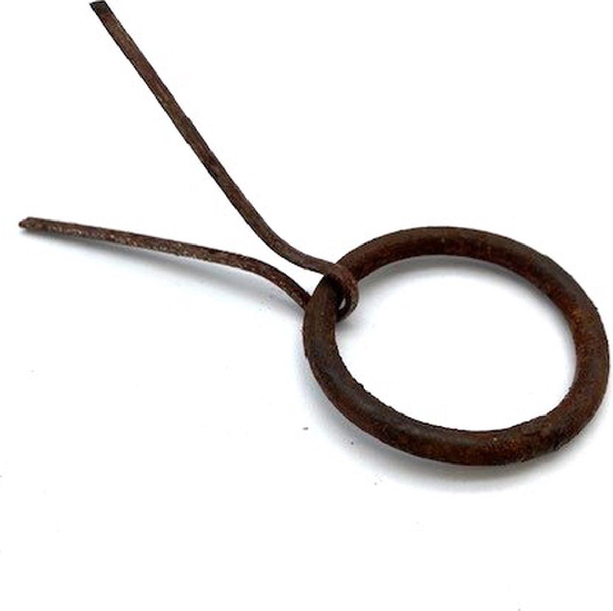 Ring met splitpen geroest 40mm