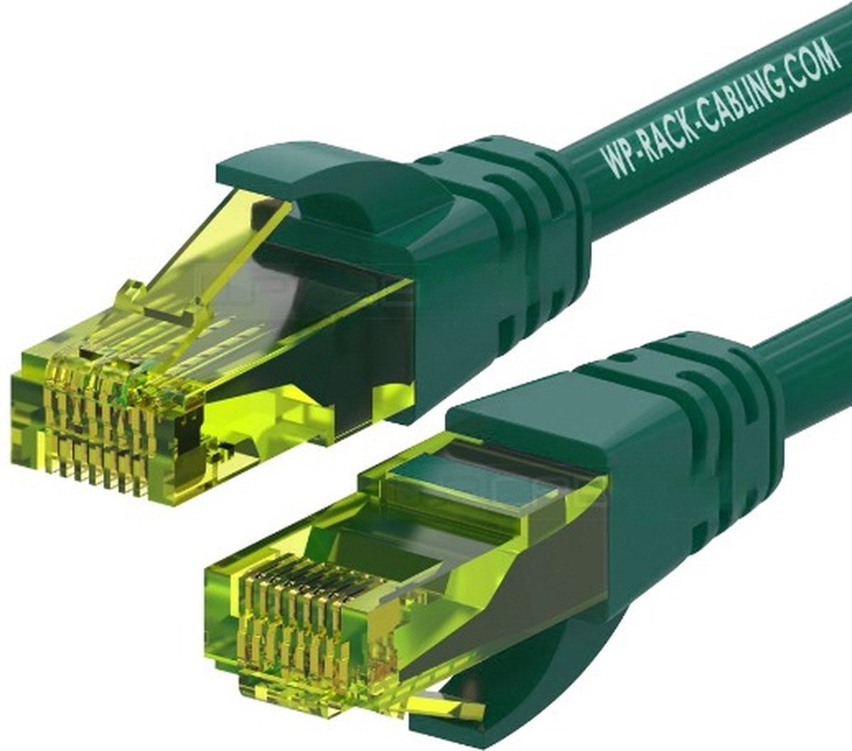 WP WPC-PAT-6AU010G netwerkkabel Groen 1 m Cat6a U/UTP (UTP)