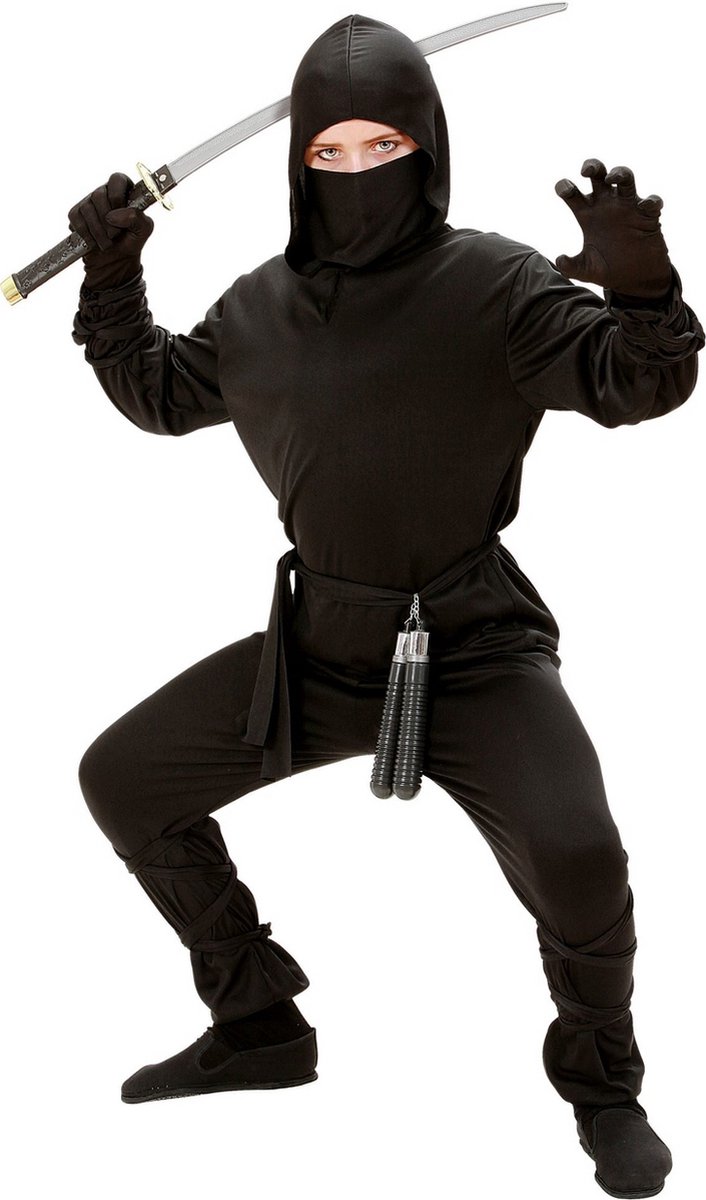 Ninja pak zwart kind goedkoop