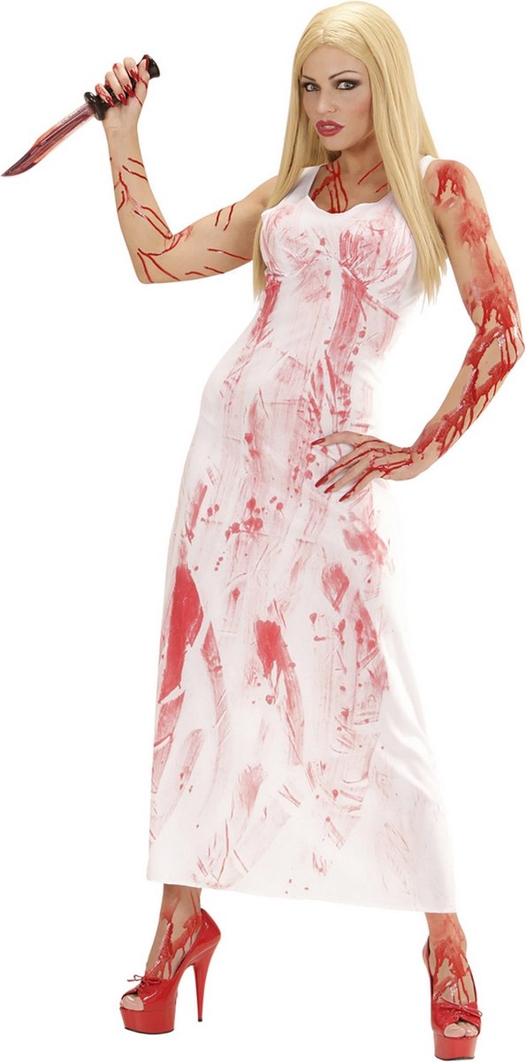 "Bebloede moordenares Halloween kostuum voor vrouwen - Verkleedkleding - Large"