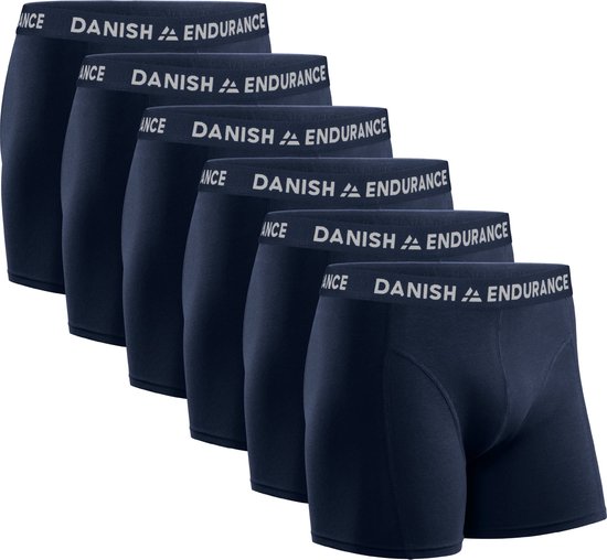DANISH ENDURANCE Boxers en coton - Sous-vêtements pour hommes - Pack de 6 - Taille 3XL