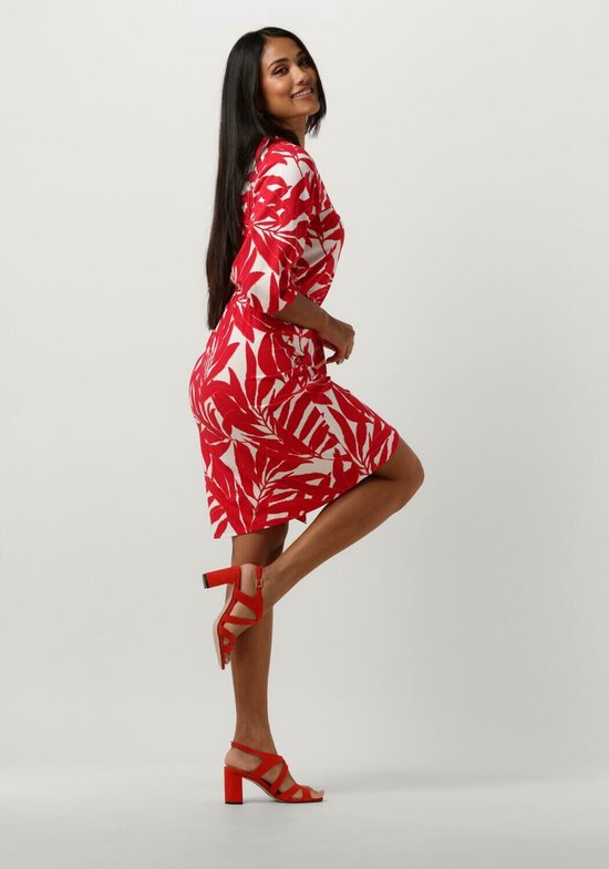 Wrap dress rood sale