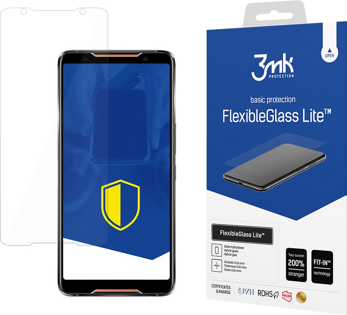 Asus Rog Phone - 3mk FlexibleGlass Lite