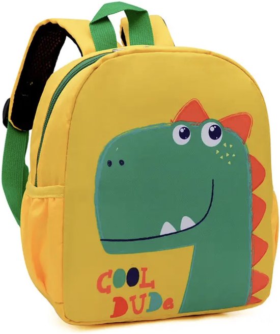 Rugzak Dino | Geel | Kind | Peuter | School | Meisje | Jongen