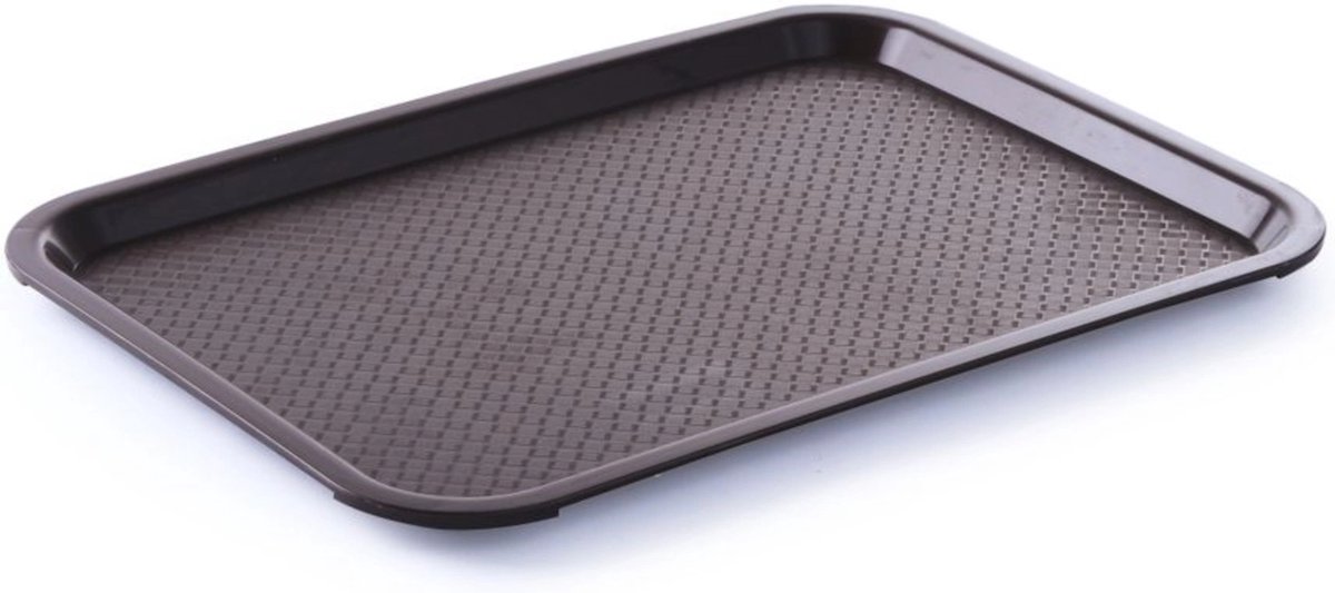 HENDI Medium fastfood dienblad – polypropyleen – bruin – 305x415x20 mm