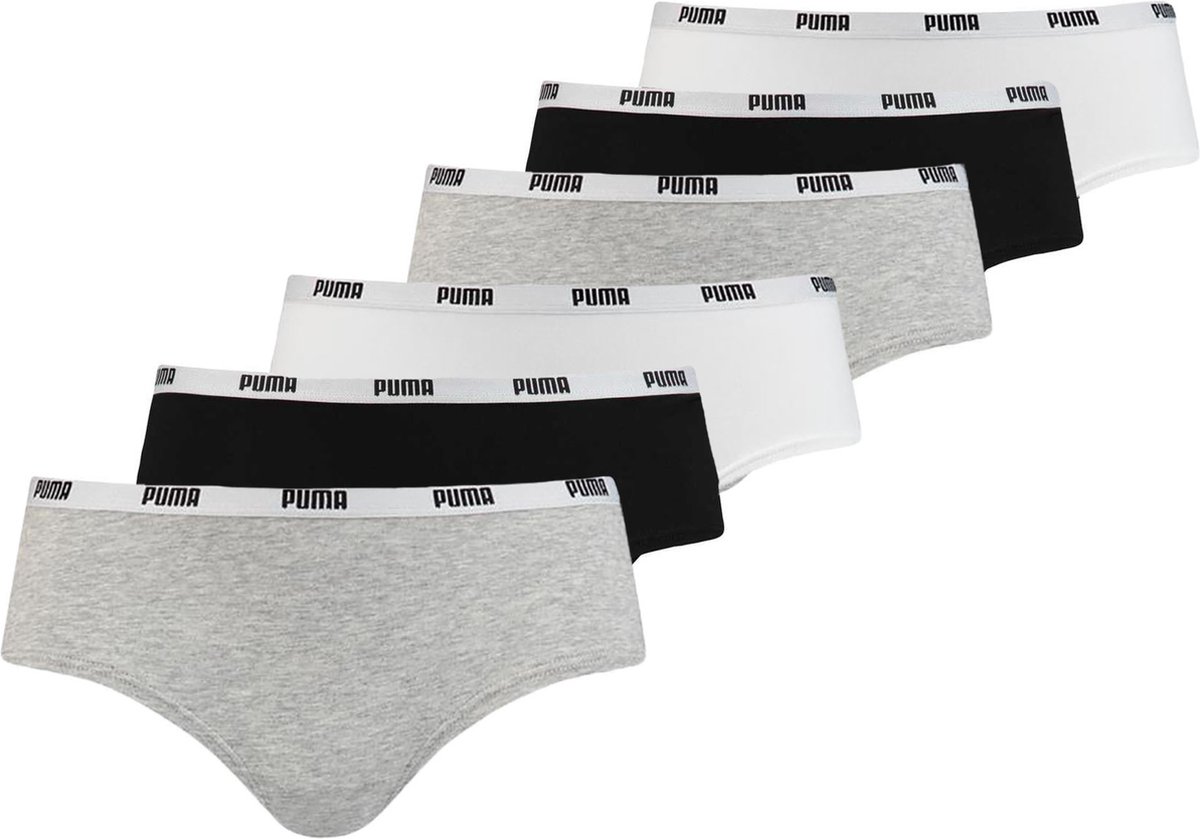 Puma - Dames Hipster - 6 Pack - Maat XL