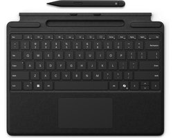 Microsoft Surface Pro Keyboard + Slim Pen - Toetsenbord Voor Surface Pro 8/9/10/X - microsoft cover port - QWERTZ - zwart