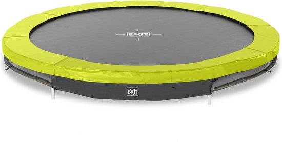 EXIT Silhouette inground sports trampoline ø305cm - groen