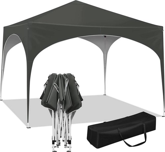Chihee Pop-up Familietent Met Luifel – 4-persoons Zeshoekige Tent, Waterdicht En Winddicht, 210D Oxford Stof, UV50+, Eenvoudig Op Te Zetten, Ideaal Voor Kamperen
