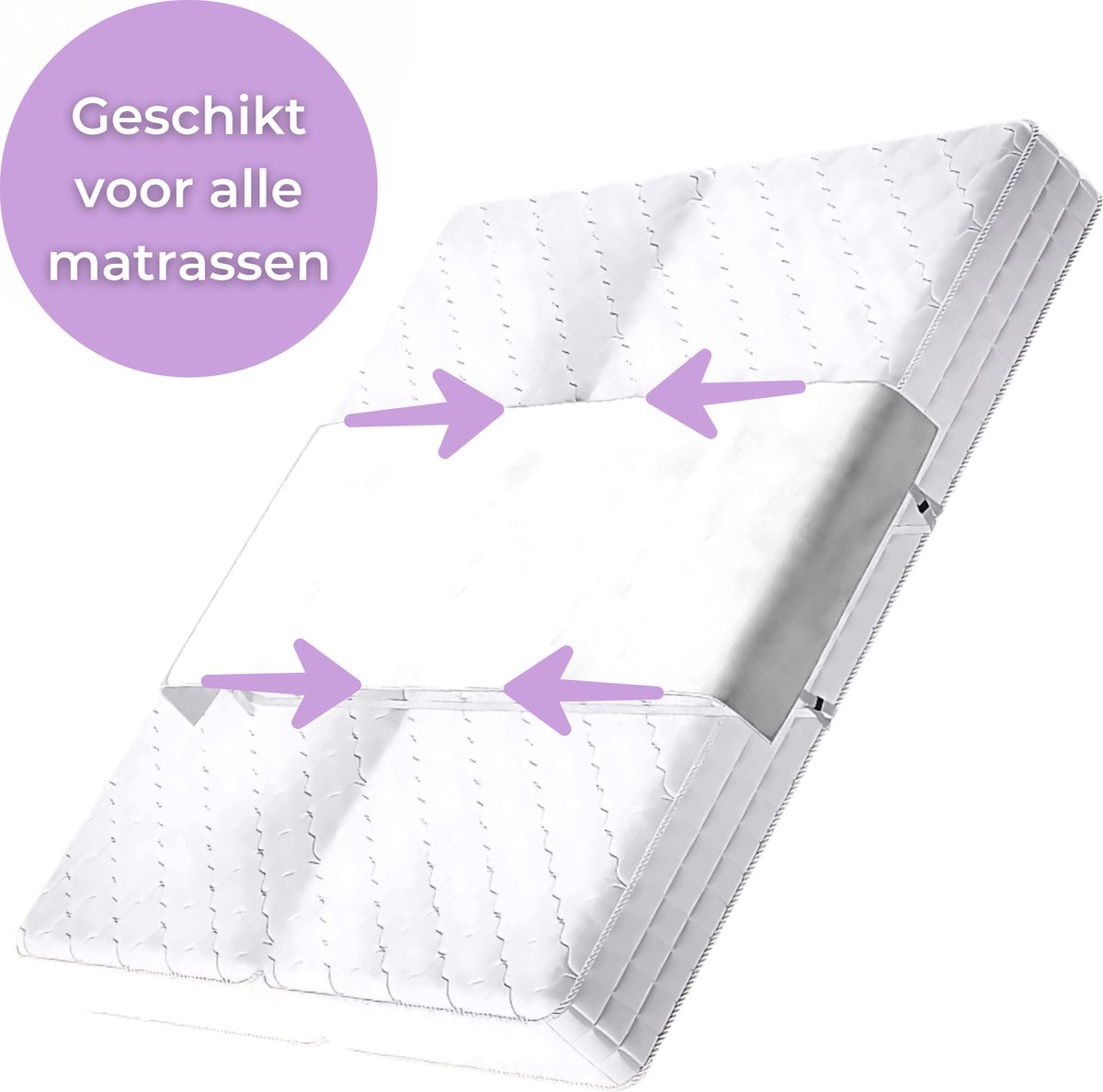 WIYETY Witte matrashouder bedbrug: verbindt twee matrassen bedbrug variabel instelbaar dubbele bed brug spleetvulling bedverbinder matraswig tegen wegglijden matrasverbinder