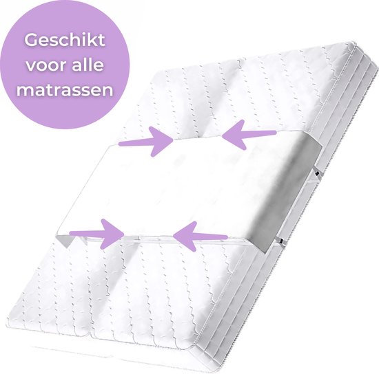 Solvon Matraswig - Liefdesbrug - Bedbinder - Verstelbare Matrasbinder - Geschikt voor alle bedden