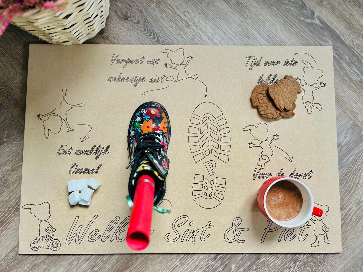 Sinterklaas onderlegger