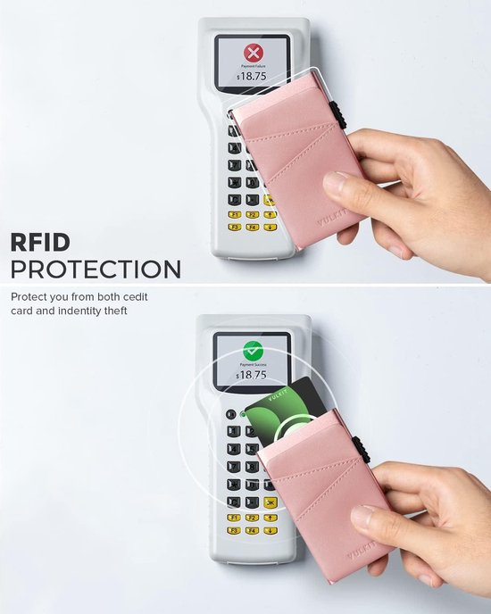VULKIT Creditcardhouder RFID Blokkering Aluminium