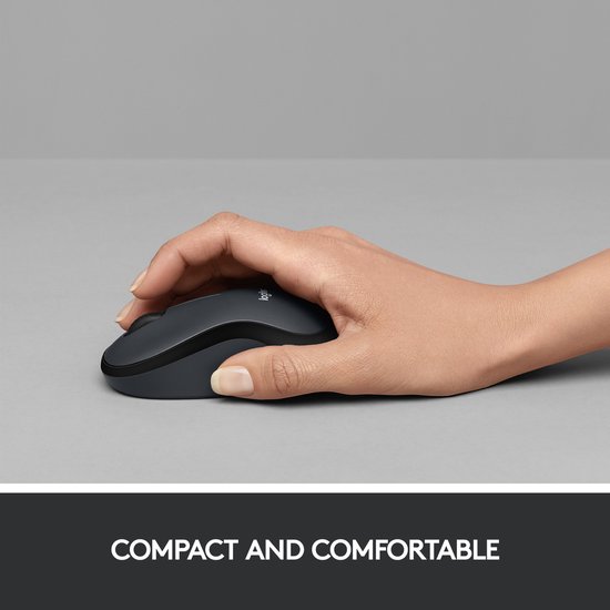 Logitech M220 Silent - Draadloze Muis - Grijs