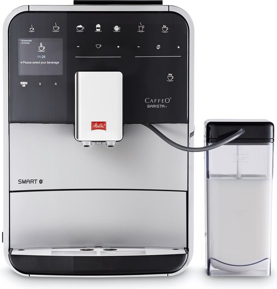 Melitta Barista Smart T volautomatische Espressomachine F830-101 zilver