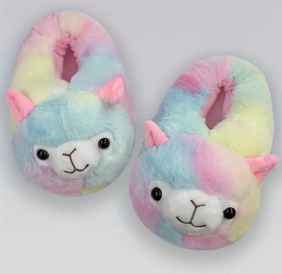 Grappige pantoffels Alpaca sloffen One size fits all maat 32 t