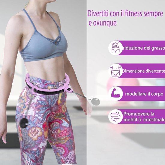 Slimme Hoelahoep, Dunne Taille, Verstelbare Fitnessmagneet Hoelahoep