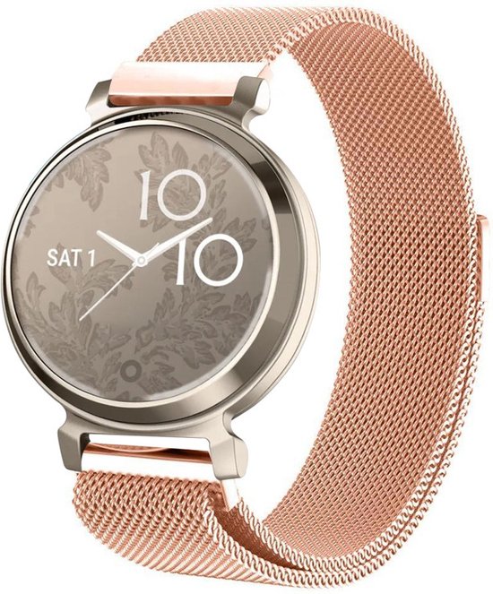 Accessoire Garmin Bracelet Métal Acier Inoxydable Pour Garmin Lily 2 | Design élégant Et Réglable | 14mm Bracelet Réglable Poignet