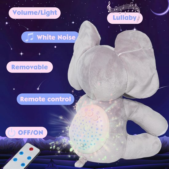 SnuzCloud Baby Sleep Aid Grey | Baby & Tiener Megastore