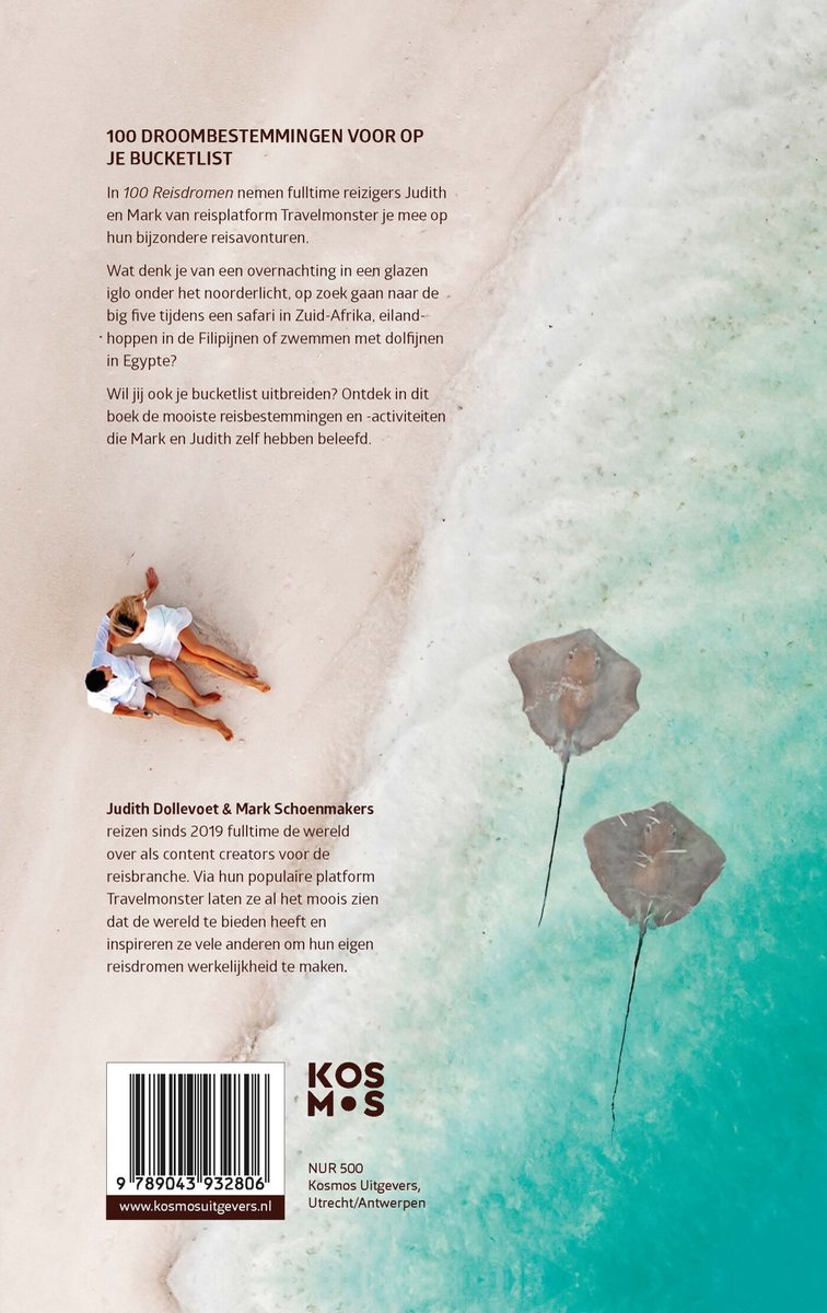 100 Reisdromen - back cover