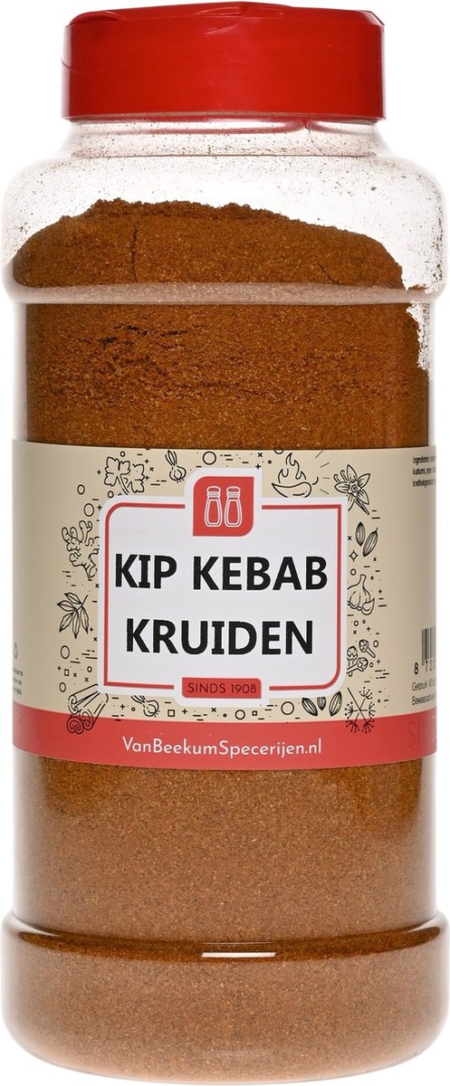 Goedkoopste Van Beekum Specerijen - Kip Kebab Kruiden - Strooibus 450 gram
