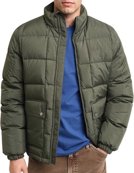 GANT Corduroy Down Puffer Jacker Evening Blue | Man