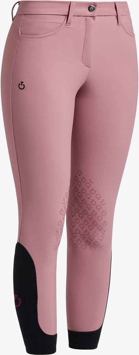 Cavalleria Toscana Jumping Rijbroek Knee Grip Meisjes FW24 Dusty Rose Dustyrose