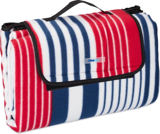 magnifiek Luik Trekker relaxdays Picknickkleed XXL - rood-blauw - outdoor kleed - waterdicht -  picknickdeken | bol.com