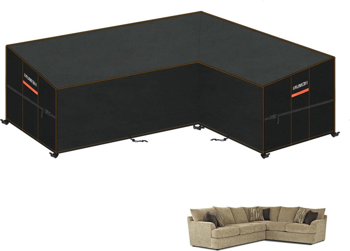 Aipwerer Lounge Tuinmeubelhoes, L-vorm, beschermhoes