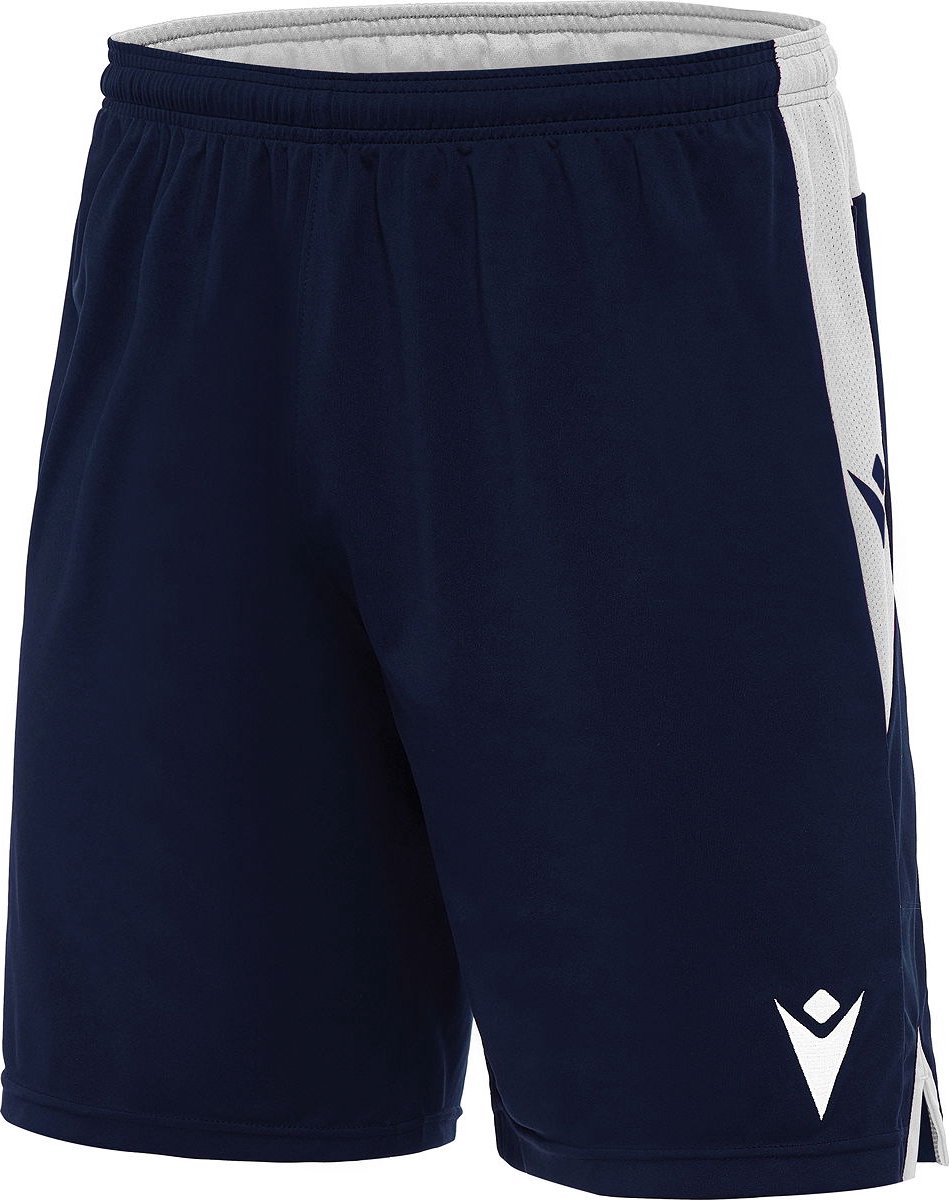 Macron Tempel Short Kinderen - Marine / Wit | Maat: 11-12 Y