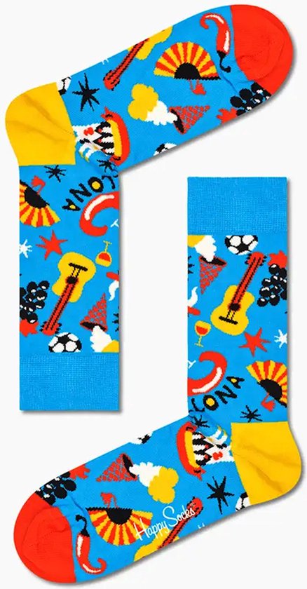Happy Socks Calze Mezza Gamba Donna Uomo Con Fantasia Cavalli - Taglia 36-40, Multicolore, Cotone Morbido - 3