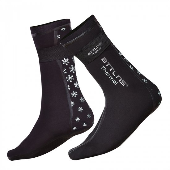 BTTLNS Chaussettes de natation thermiques en néoprène Kheimon 1.0 argent XL