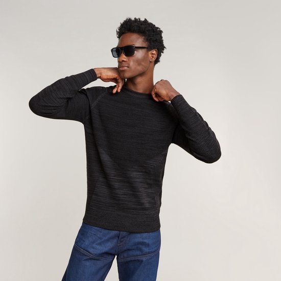 Lacoste trui katoen O-hals, gebreide heren trui, cranberry rood