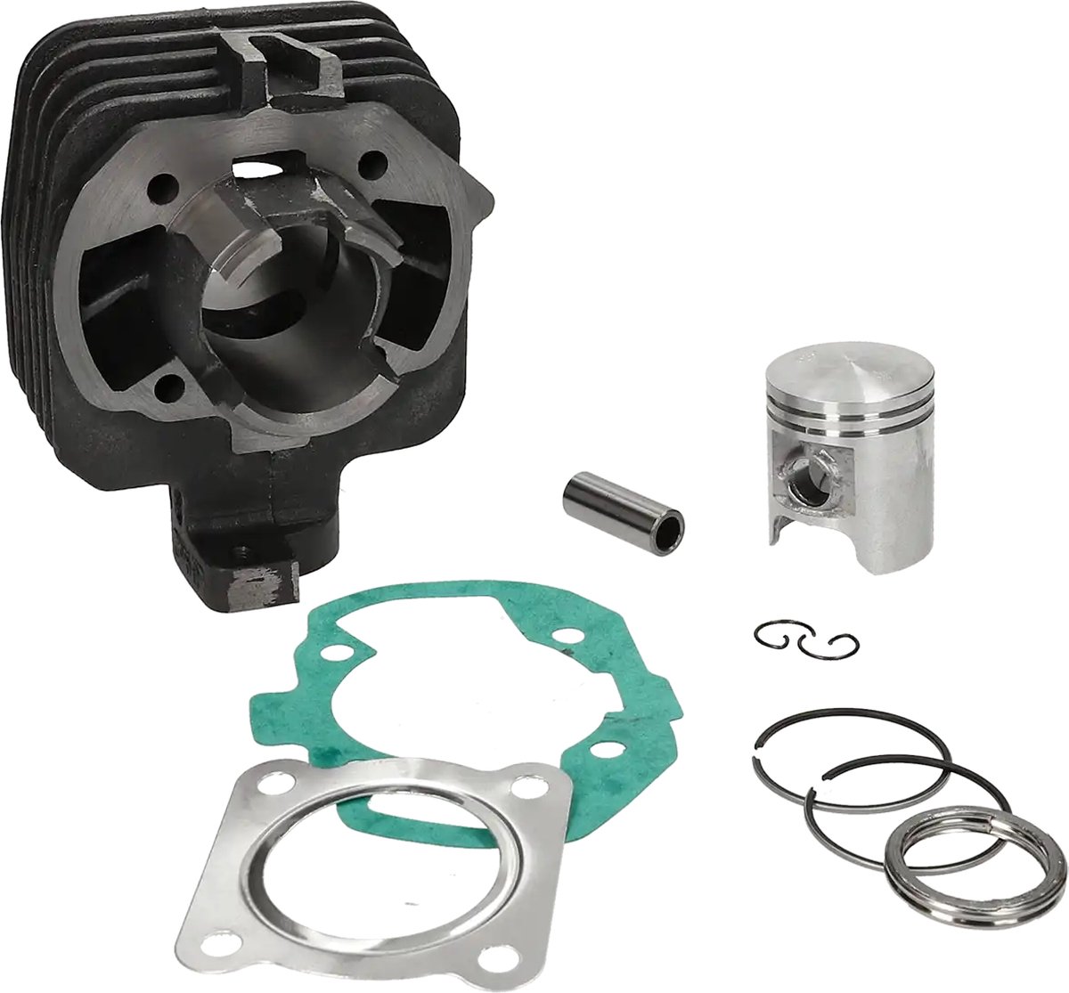 Cilinder Mezoly 50cc voor Peugeot horizontaal 50cc 2 Takt