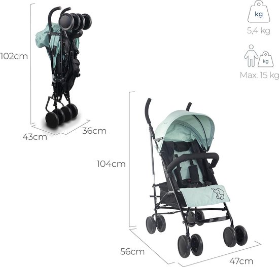 Familidoo Lidoo Bus Zeslingwagen – 6 zits buggy - Dé ideale kinderwagen voor gastouders, kinderopvang en kinderdagverblijven - Duowagens / drieling kinderwagen / Meerlingwagens/ Trippy - | Babyartikelen & Kinderopvang Benodigdheden Online