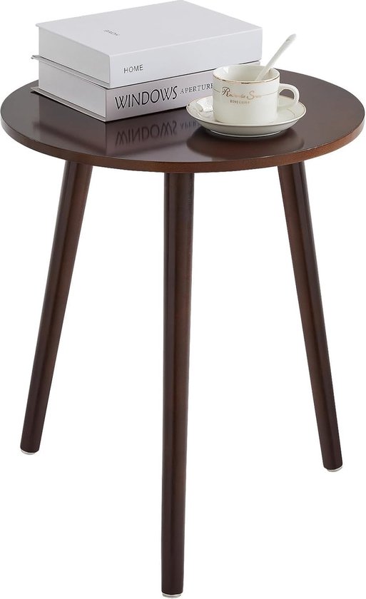 Axdwfd Tafels Stevige Houten Koffietafel, Draaibare bijzettafel, bank, bed, kleine ruimte, slaapkamer, woonkamer, Office, salontafel met wielen (Color : A