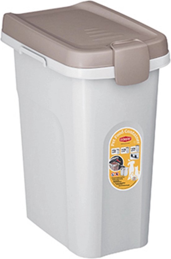 Stefanplast 15 litres blanc / marron.