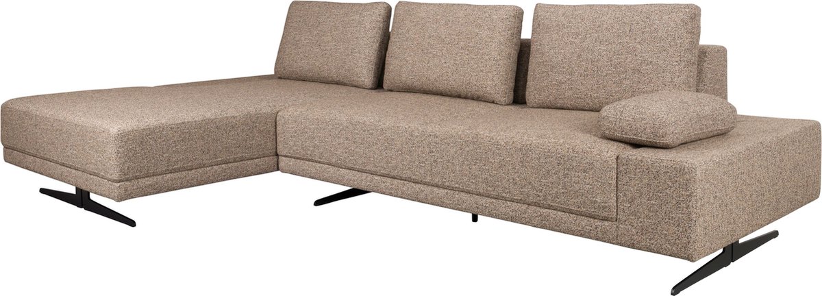Dutchbone Shelly 3-zitsbank Links Chaise Longue Beige