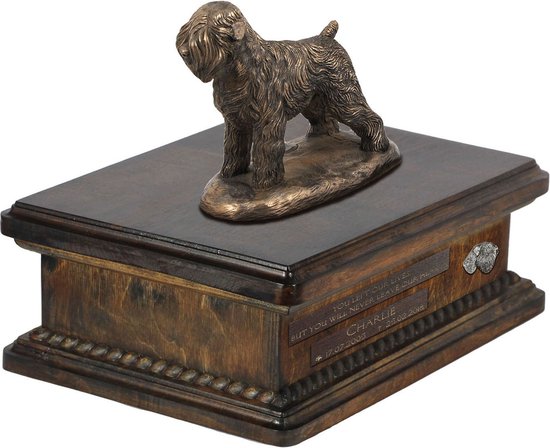 Chow Chow urn hond voor hondenas, gepersonaliseerd met gravure en reliëf