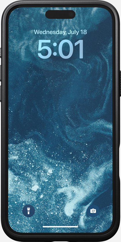 Coque Nomad adaptée à Apple iPhone 16 Plus | Étui en cuir moderne | Compatible avec MagSafe et le chargement sans fil | Couverture arrière en Cuir véritable | Marron