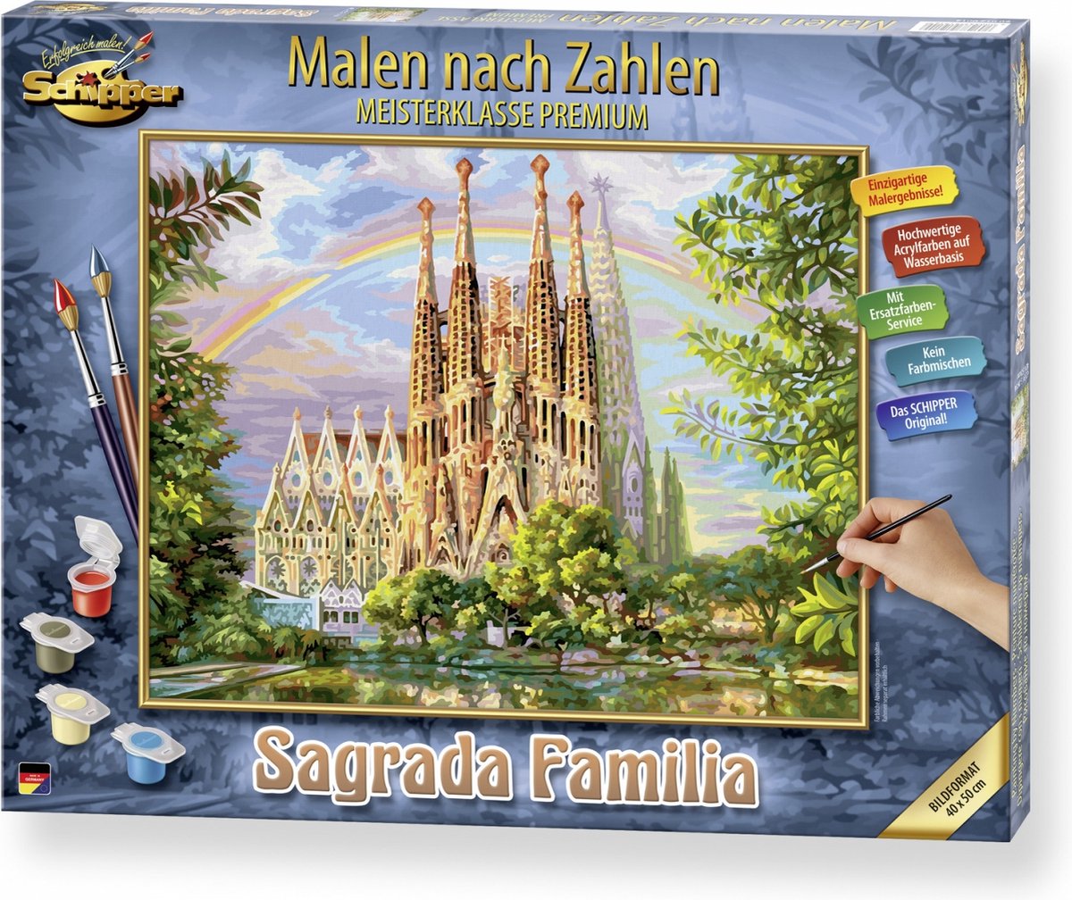 Schipper - Schilderen op nummer - Sagrada Familia - Hobbypakket — cadeau in Hobby - foto 2