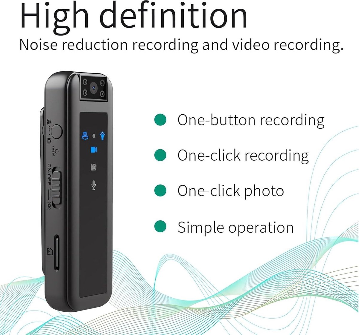Spy Camera – Bewakingscamera Mini Wifi Verborgen Beveiligingscamera Draadloos 1080p Hd Nanny Cam Voor Home Security Surveillance Kleine Draagbare Ge