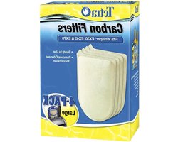 Koolstoffilters voor aquaria - reinigt aquariumwater - 4 stuks, Whisper EX-filters - past op