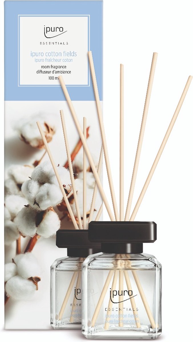 Goedkoopste Ipuro Geurstokjes Essentials Cotton Fields 100 ml