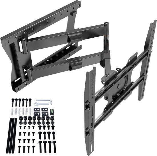 Support mural TV JGS ® avec bras pivotant Extra long pour téléviseurs de 75 pouces jusqu'à 60 kg