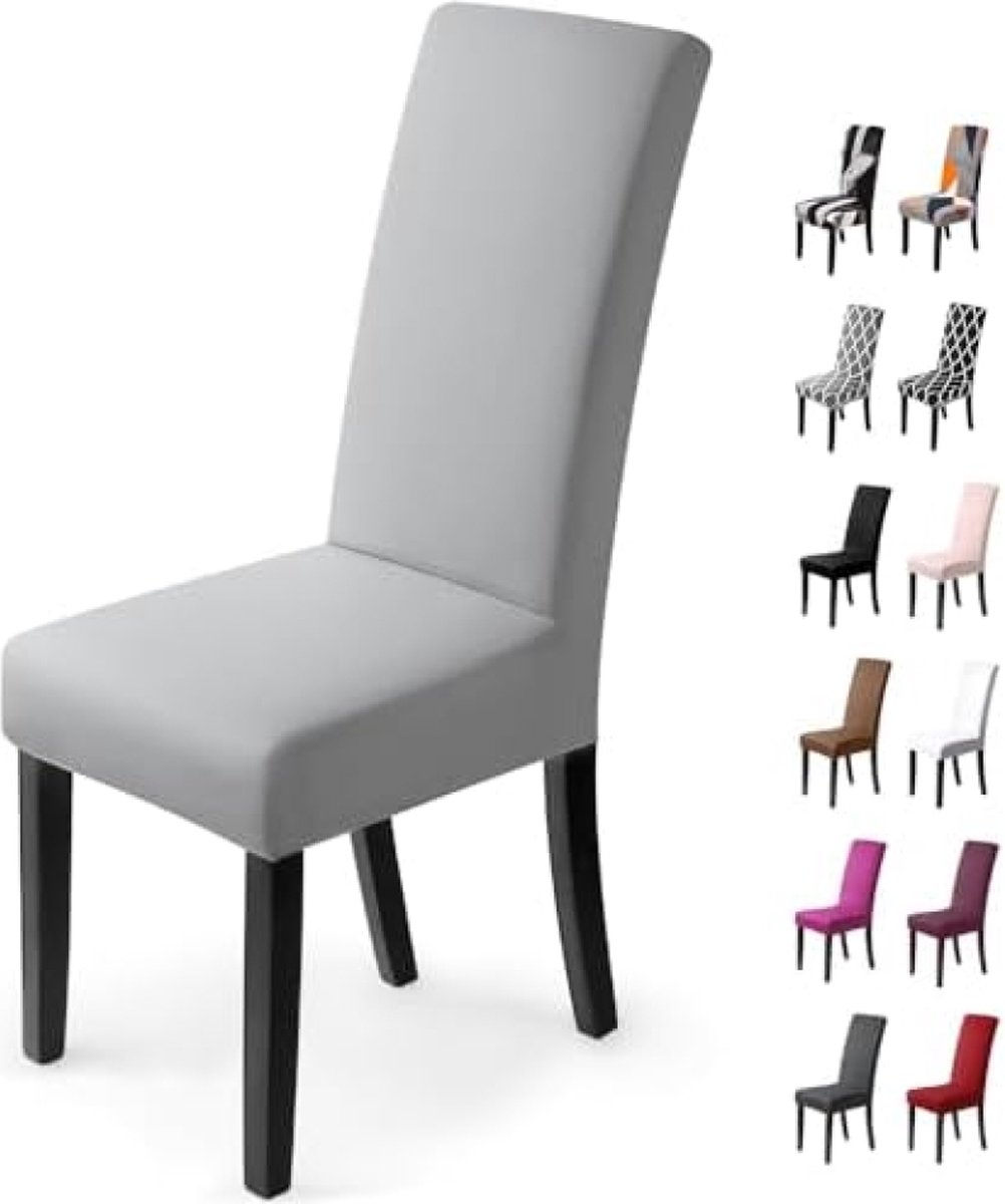 Stretch Stoelhoezen 4 Stuks Stoelhoes Stoelhoezen voor Eetkamerstoelen Verwijderbare Wasbare Eetstoelhoezen voor Hotel Eetkamer Banket Decor voor Bruiloftsfeest