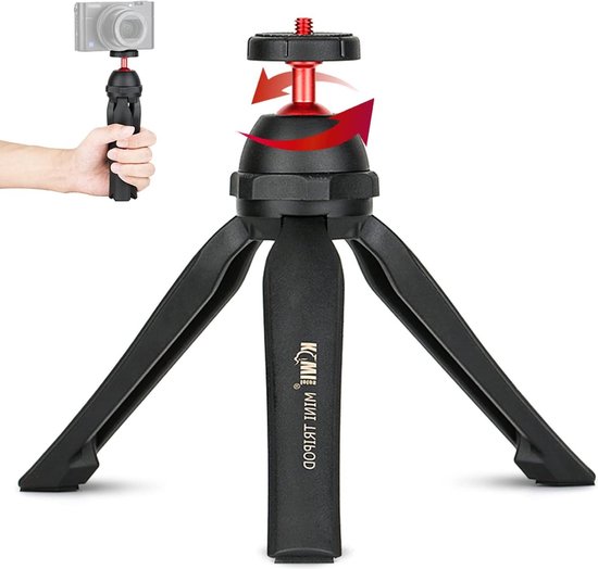 Trépied Mini Table KIWIFOTOS Pour Vlog - Compatible Sony ZV-1, Canon M50, DJI Osmo, Etc.